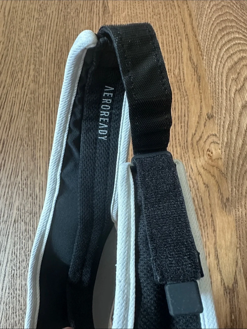 🔥3 FOR $25🔥 adidas Black Visor with White Logo and Trim